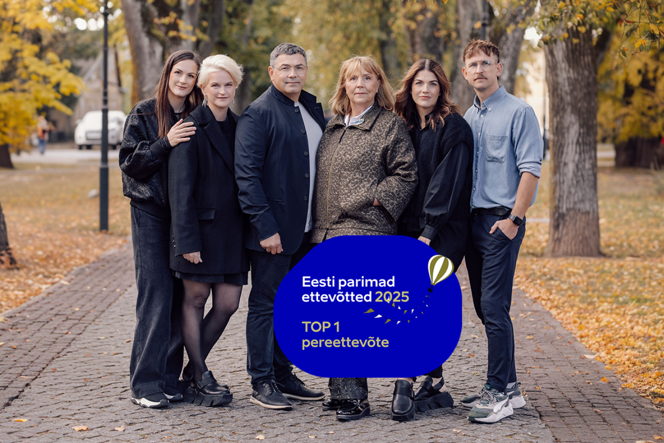 Pro Optika – TOP1 pereettevõte 2025 Eestis.